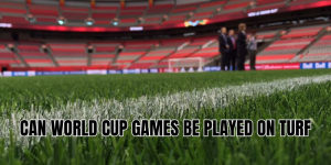 can world cup games be played on turf