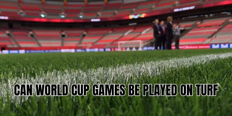 can world cup games be played on turf