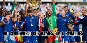 do club world cup games go to penalties
