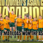 have the matildas won the asian cup