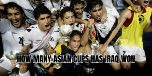 how many asian cups has iraq won